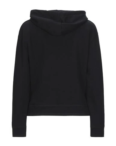 Shop Frankie Morello Woman Sweatshirt Black Size Xs Cotton, Polyamide