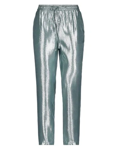 Shop Red Valentino Woman Pants Turquoise Size 2 Viscose, Metallic Fiber In Blue
