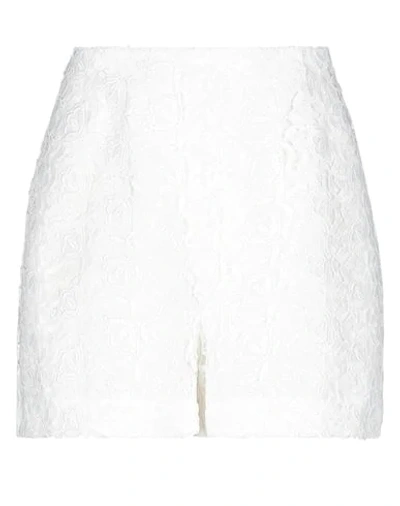 Shop Be Blumarine Woman Shorts & Bermuda Shorts White Size 2 Cotton