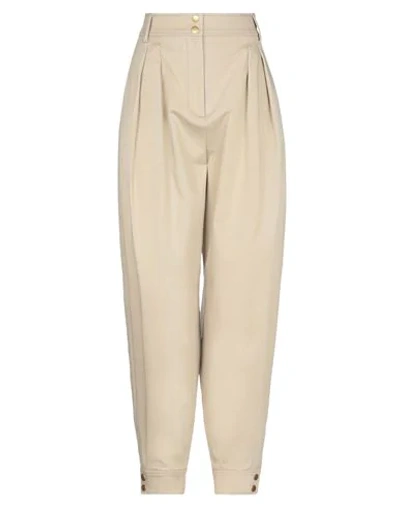 Alberta Ferretti Pants In Beige
