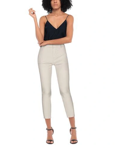 Pt Torino Woman Pants Beige Size 10 Cotton, Lyocell, Elastane In Beige