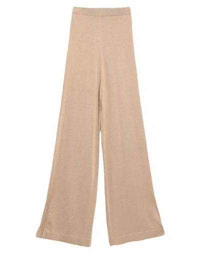 Shop Roberto Collina Woman Pants Camel Size S Cotton, Viscose In Beige