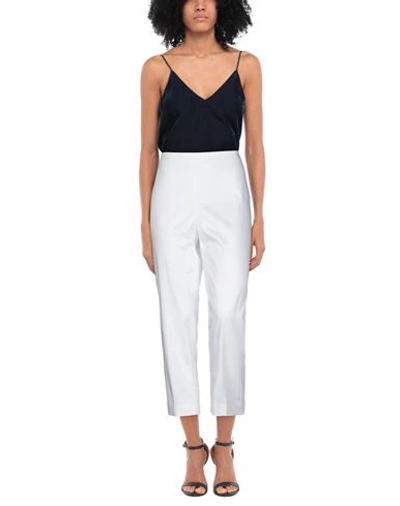 Clips Pants In White