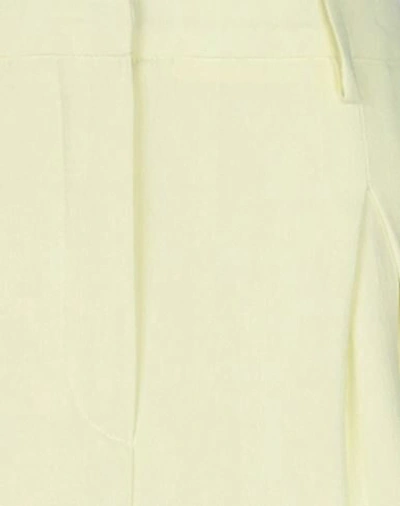 L'autre Chose L' Autre Chose Woman Shorts & Bermuda Shorts Pastel Yellow Size 4 Acetate, Viscose In Yellow