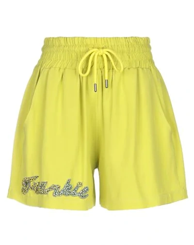 Shop Frankie Morello Shorts & Bermuda Shorts In Acid Green