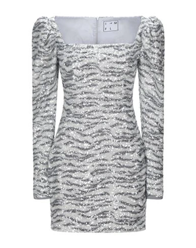 Shop In The Mood For Love Short Dresses In Silver