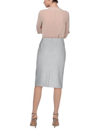 Shop Peserico Midi Skirts In Light Grey