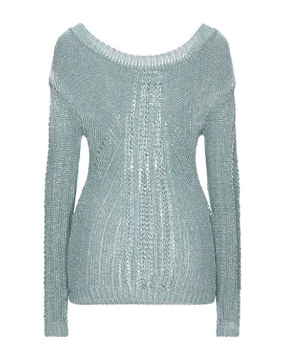 Shop Alberta Ferretti Sweaters In Light Green
