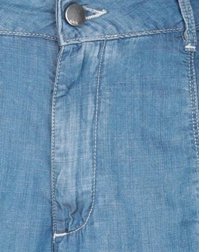 Shop Karl Lagerfeld Woman Denim Shorts Blue Size 26 Lyocell