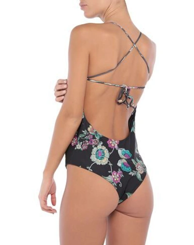 Shop Red Valentino Woman One-piece Swimsuit Black Size Xs Polyester, Elastane
