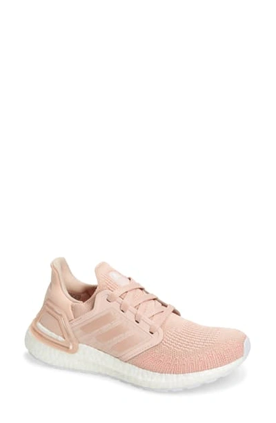 Shop Adidas Originals Ultraboost 20 Running Shoe In Vapour Pink/ White