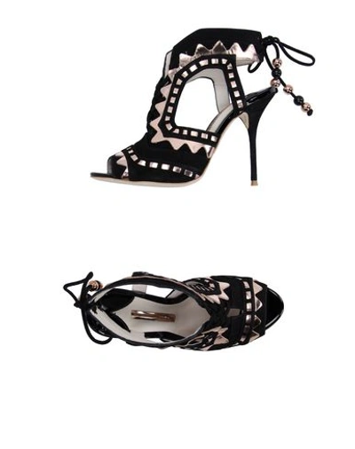 Shop Sophia Webster Sandals In Black