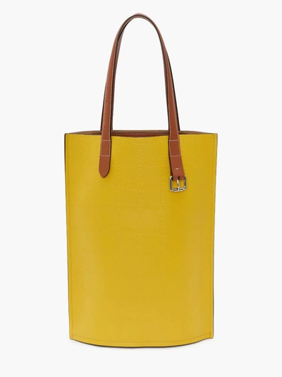 Shop Jw Anderson N/s Belt Tote In Yellow