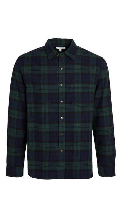 Shop Alex Mill Standard Blackwatch Flannel Shirt