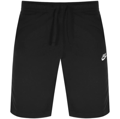 Shop Nike Club Logo Shorts Black