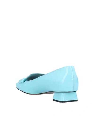 Shop Rayne Loafers In Sky Blue