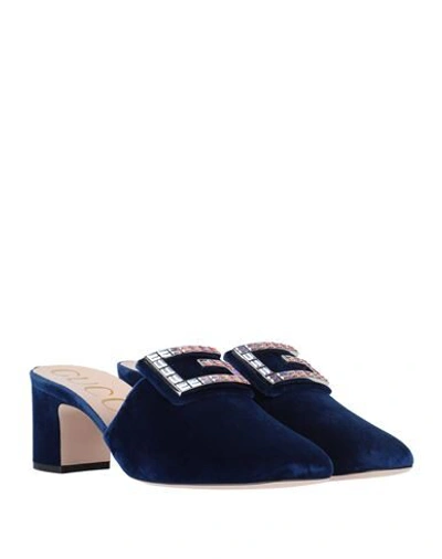 Shop Gucci Mules And Clogs In Blue