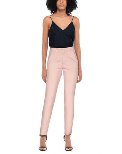 Shop Barba Napoli Woman Pants Pink Size 27 Cotton, Elastane