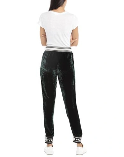 Shop Dolce & Gabbana Woman Pants Dark Green Size 0 Viscose, Silk, Elastane