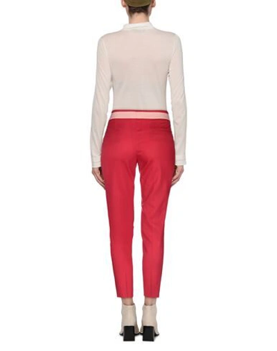 Shop Pt Torino Woman Pants Red Size 4 Virgin Wool, Elastane