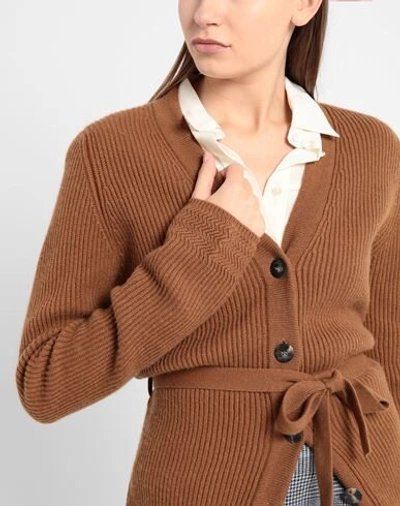 Shop Yoox Net-a-porter For The Prince's Foundation Woman Cardigan Brown Size 6 Cashmere