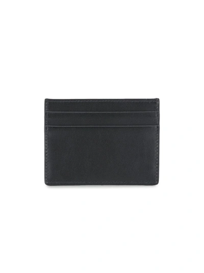 Shop Dolce & Gabbana Calf Leather Logo-print Cardholder In Black