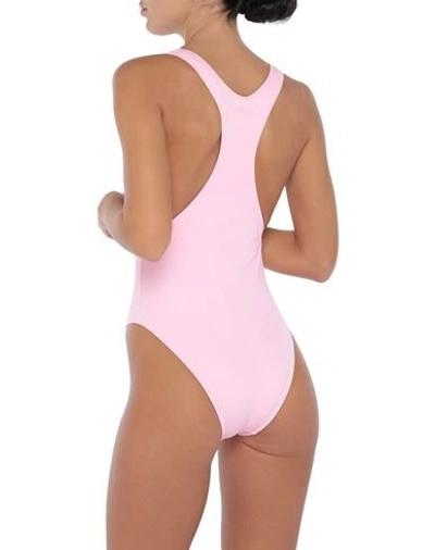 Chiara Ferragni Beachwear In Rose-pink Polyester In Pink