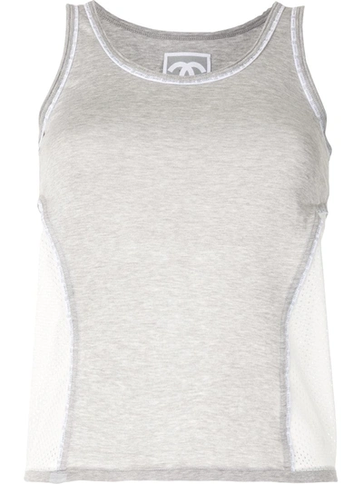 Pre-owned Chanel 2004 Sports Panelled Tank Top In White