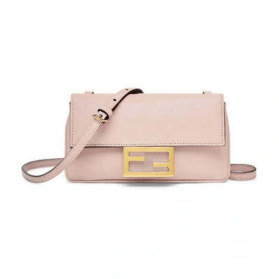 Shop Fendi Duo Baguette In Pink