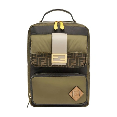 Shop Fendi Backpack In Vert