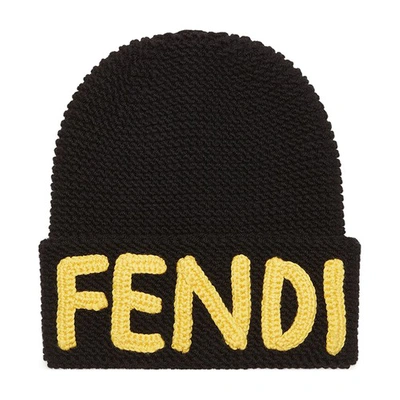 Shop Fendi Hat In Multicolore