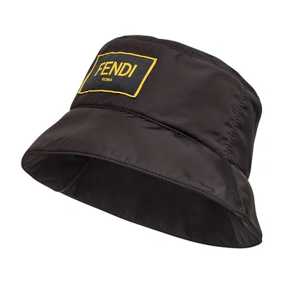 Shop Fendi Hat In Noir