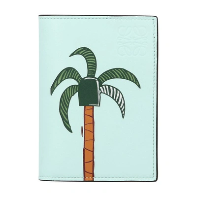 Shop Loewe Bifold Cardholder La Palme In Yellow Mango