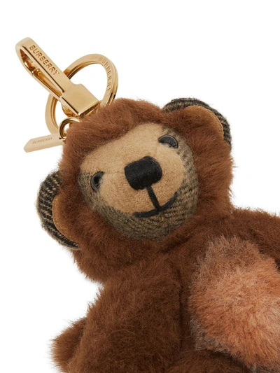 Shop Burberry Thomas Bear Monkey Costume Charm In Brown