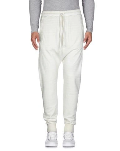 Shop Thom Krom Casual Pants In Ivory