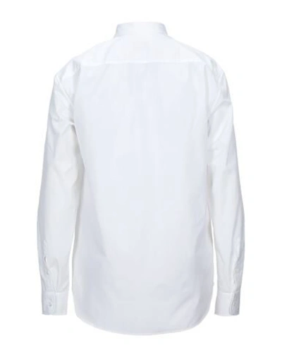 Shop Mauro Grifoni Grifoni Man Shirt White Size 16 ½ Cotton