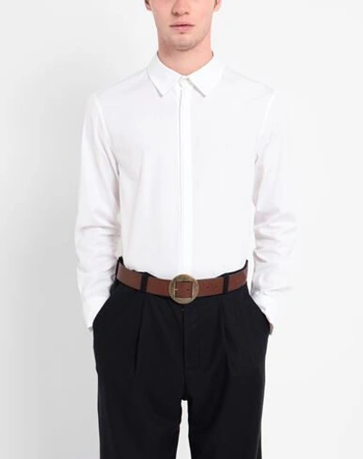 Shop Yoox Net-a-porter For The Prince's Foundation Man Shirt White Size 40 Cotton