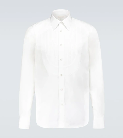 Shop Alexander Mcqueen Formal Long-sleeved Shirt In White