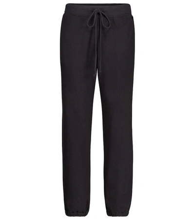 Shop Velvet Gita Cotton Sweatpants In Black