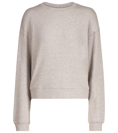 Shop Velvet Mira Sweatshirt In Grey