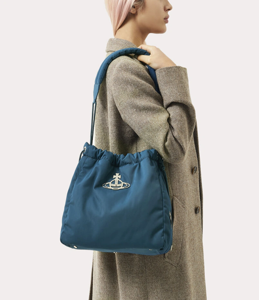 Vivienne Westwood Hilary Bucket Bag Blue ModeSens