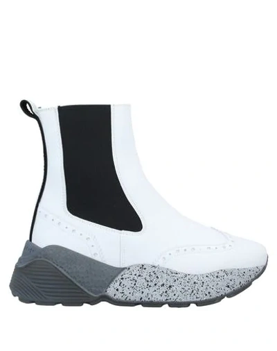 Shop Stella Mccartney Ankle Boots In White