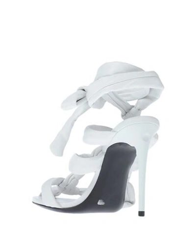 Shop Off-white Woman Sandals White Size 10 Soft Leather