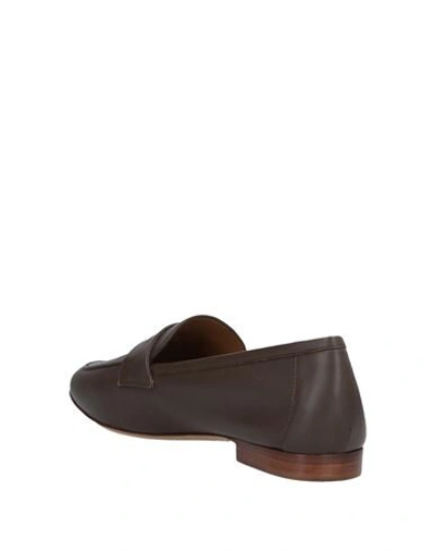 Shop Mansur Gavriel Loafers In Brown