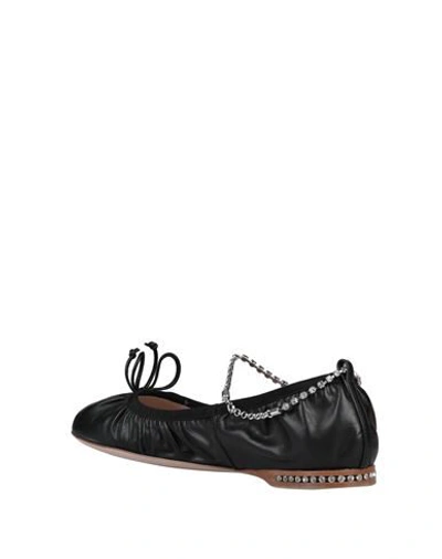 Shop Miu Miu Ballet Flats In Black