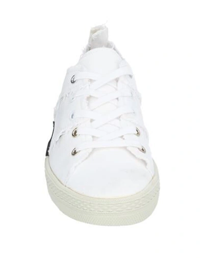 Shop Maison Margiela Woman Sneakers White Size 5 Textile Fibers