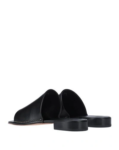 Tod's Leather Sandal In Black