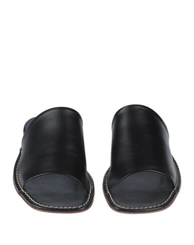 Shop Tod's Woman Sandals Black Size 8 Soft Leather