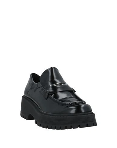 Shop Steve Madden Loafers In Black