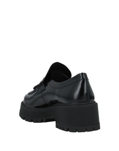 Shop Steve Madden Loafers In Black